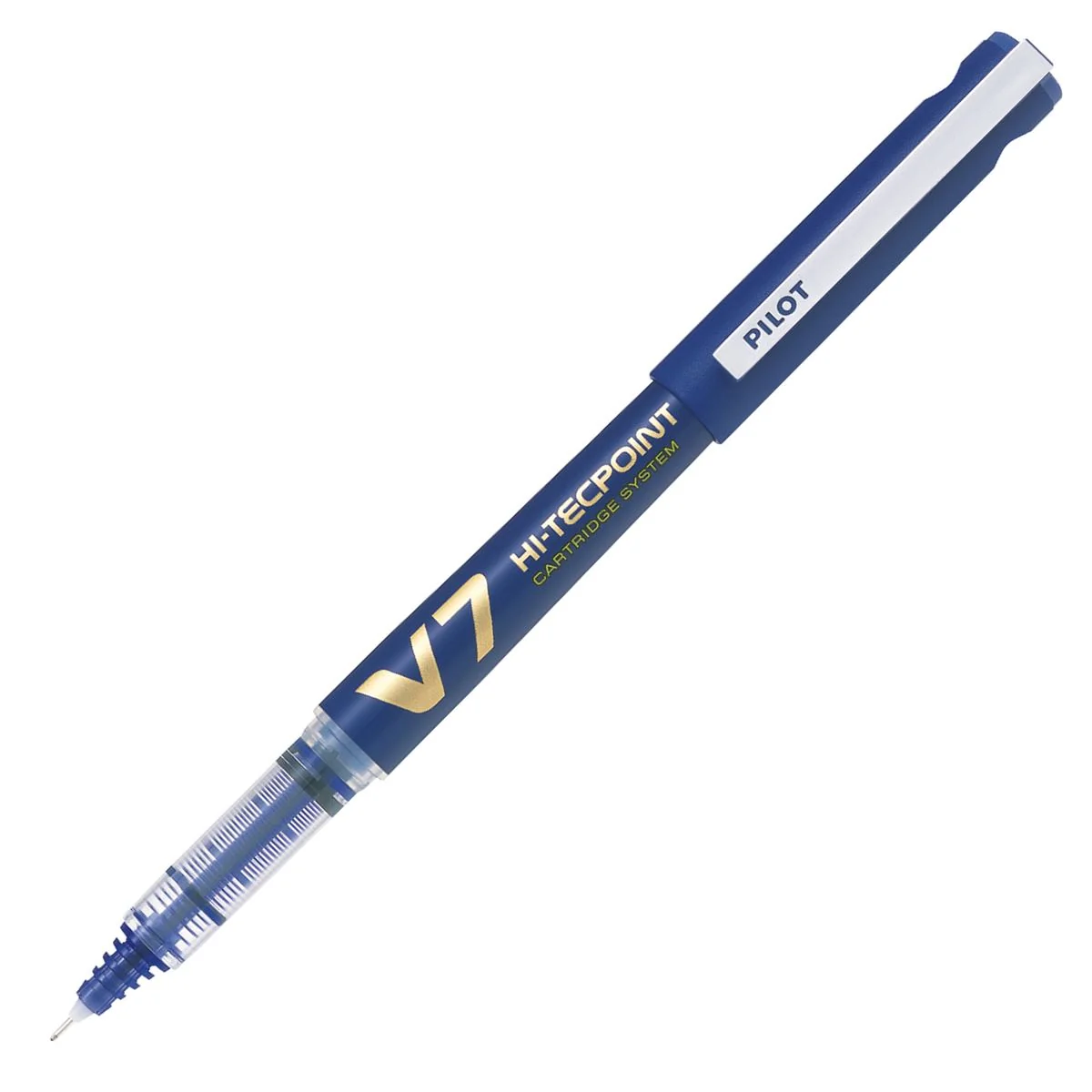 Pilot V7 Hi-Tecpoint Pen - Blue - 12 Pack