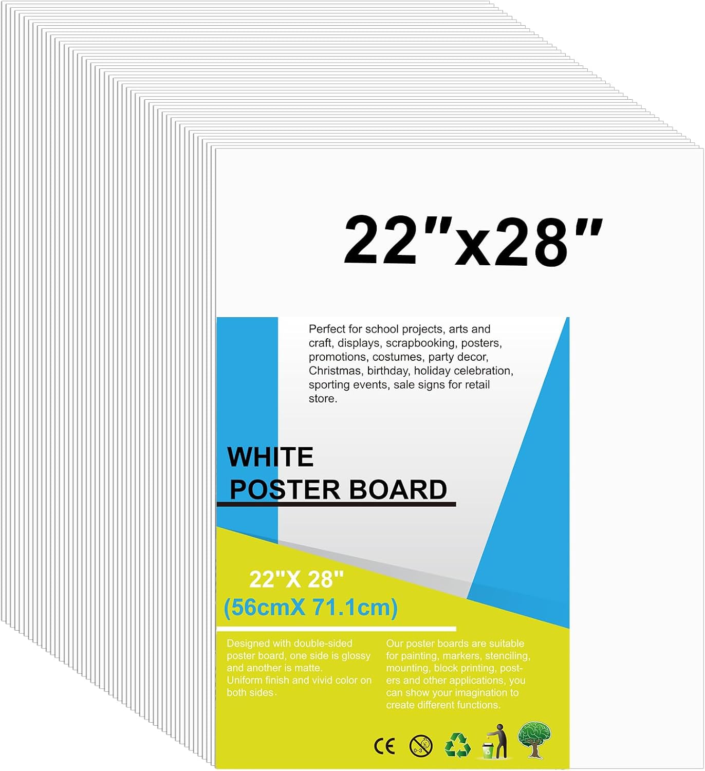 Poster Board - A2 - 10 Pack - White