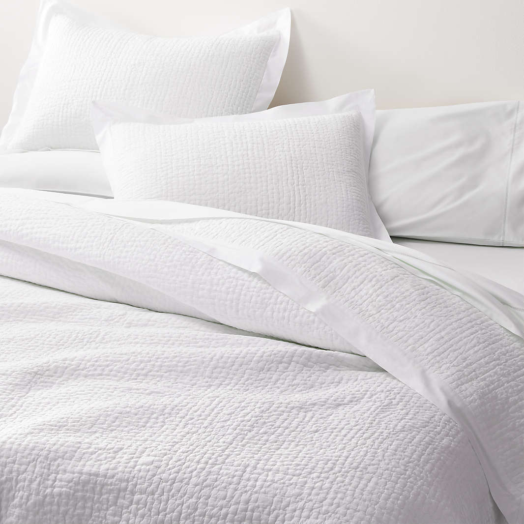 Quilt - Single - Cotton - White