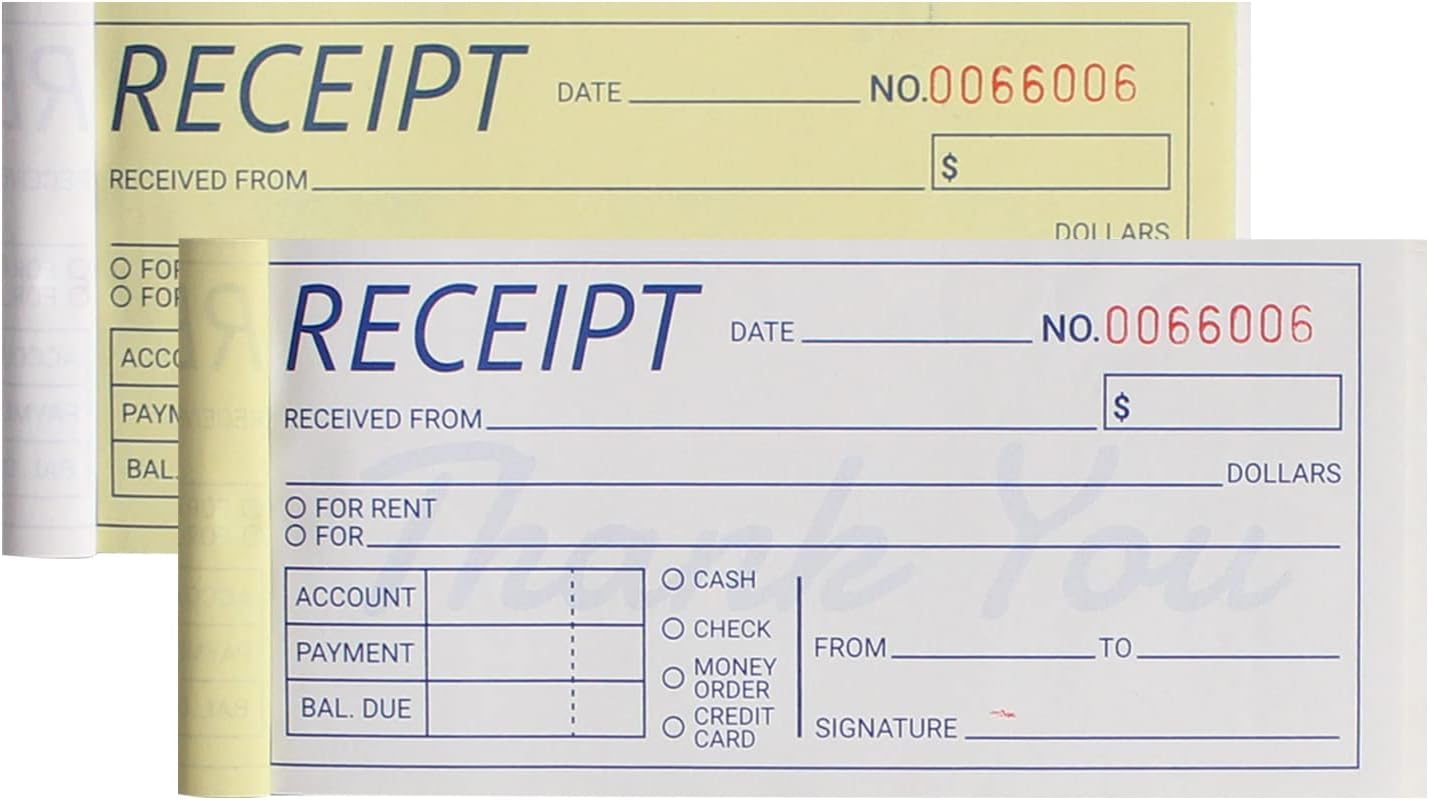 Receipt Book