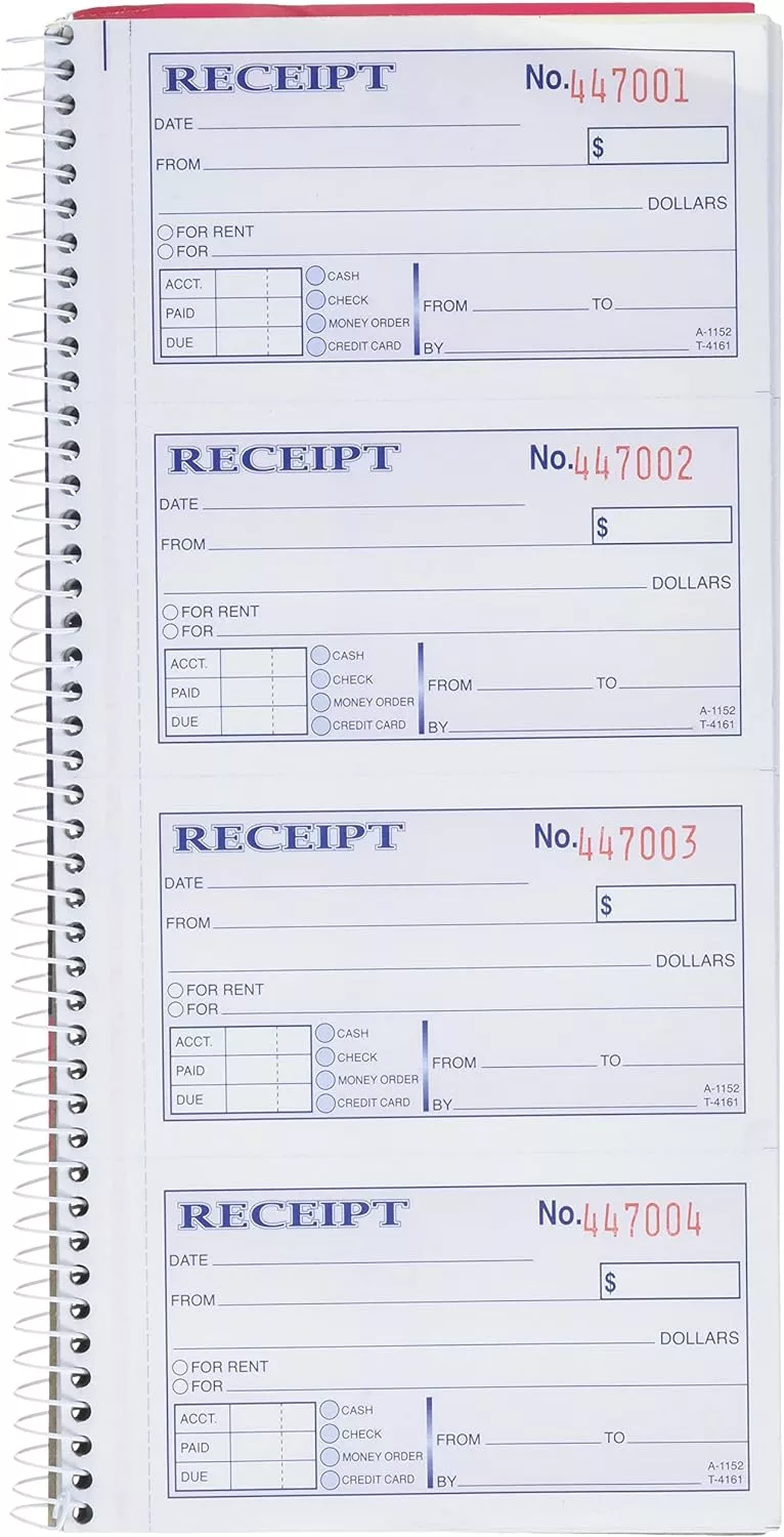 Receipt Book