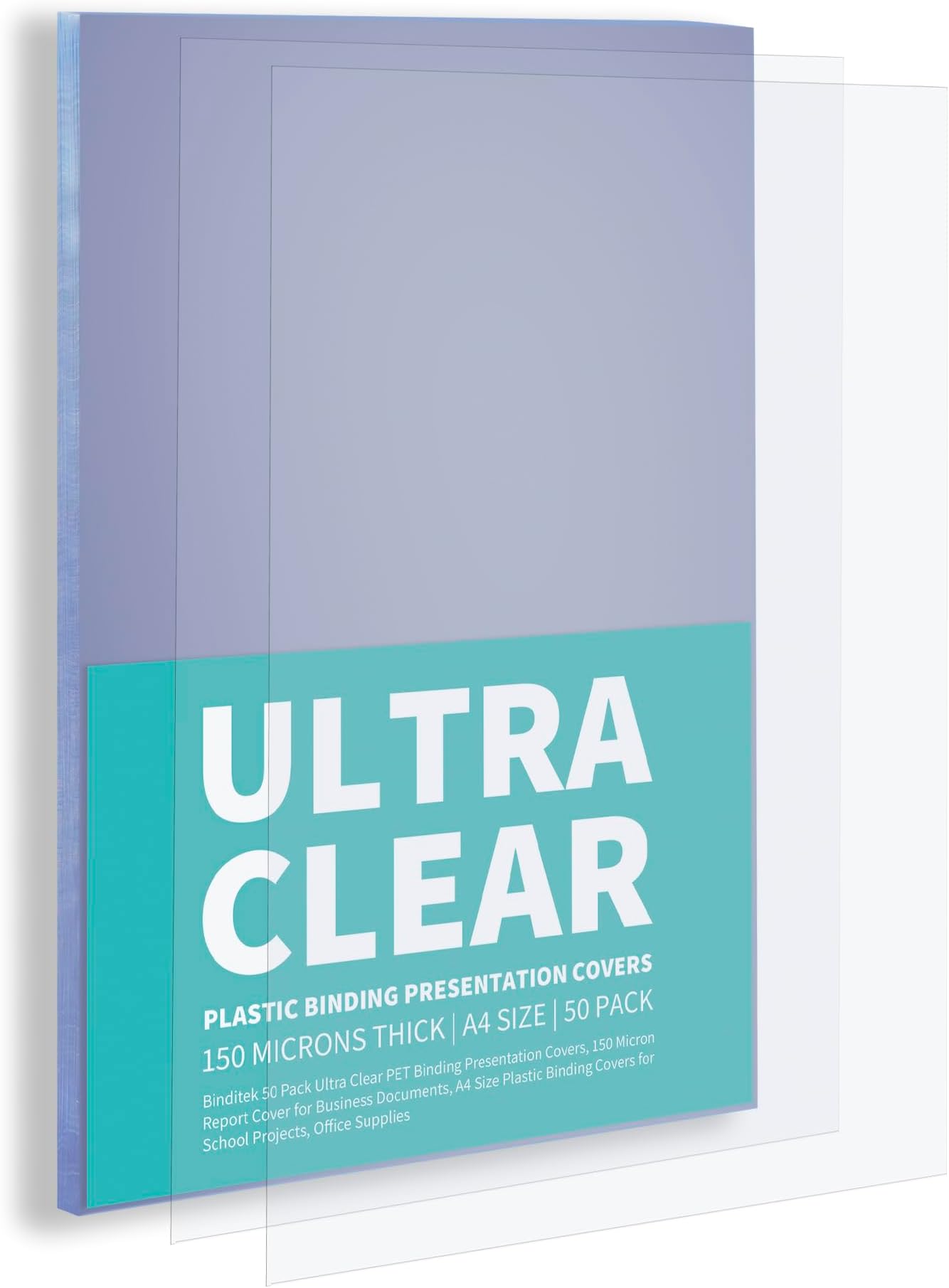 Report Covers - A4 - Clear - 50 Pack