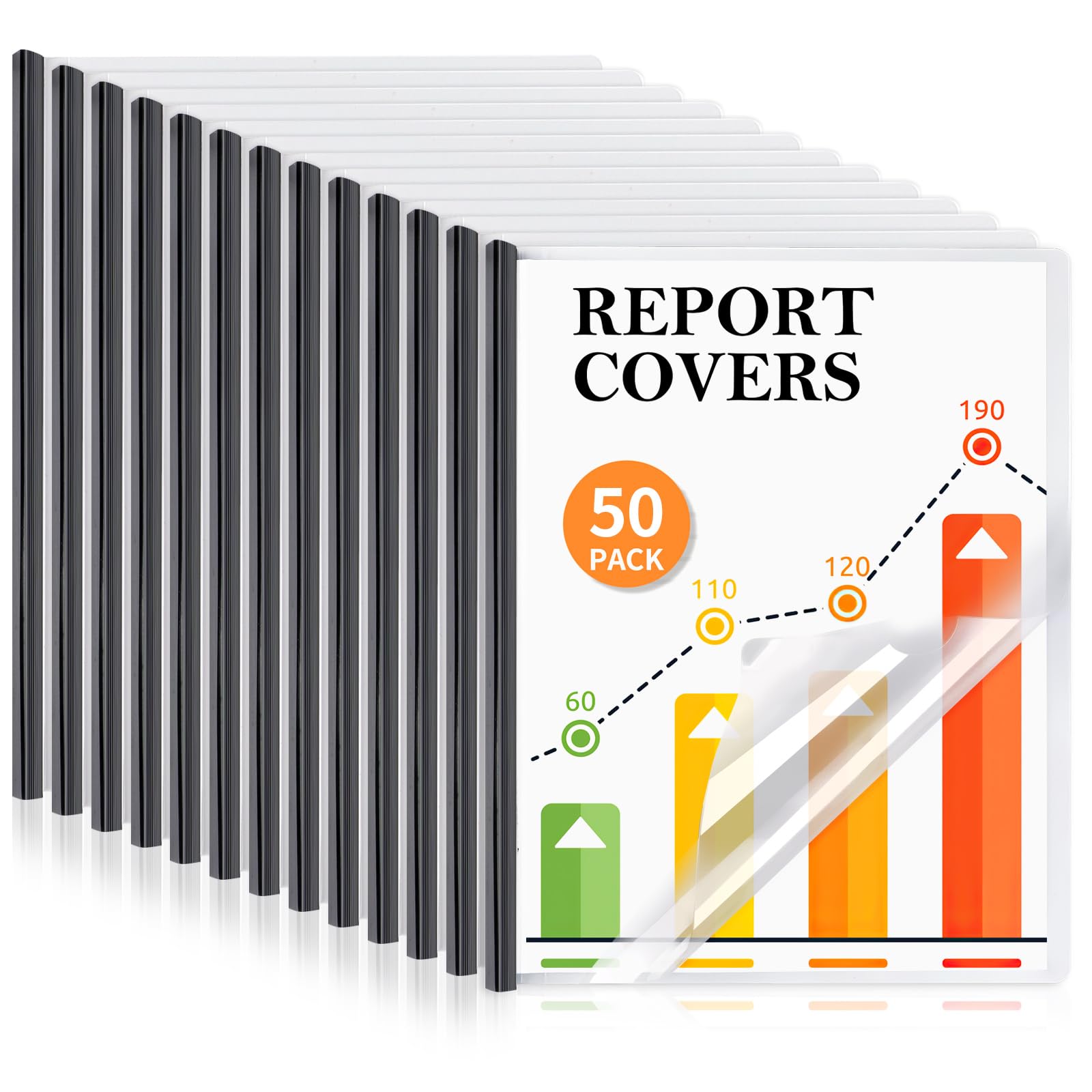 Report Covers - A4 - Colored - 50 Pack