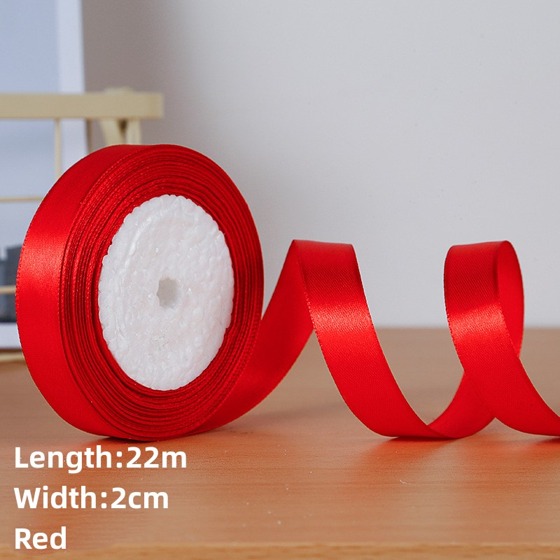 Ribbon Roll - 2cm x 25m - Red