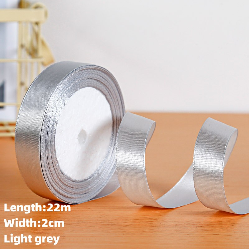 Ribbon Roll - 2cm x 25m - Silver