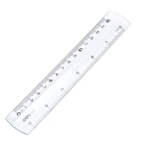 Ruler - 15cm - Clear Plastic