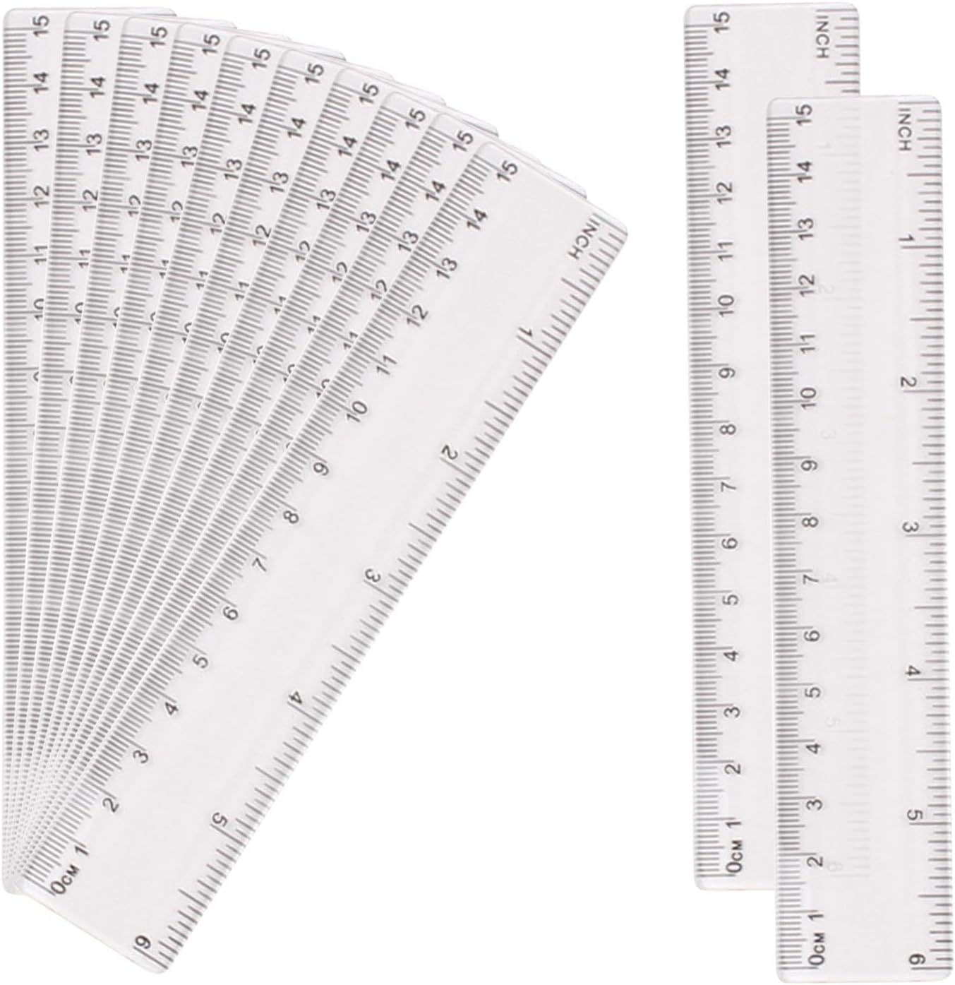Ruler - 15cm - Clear Plastic