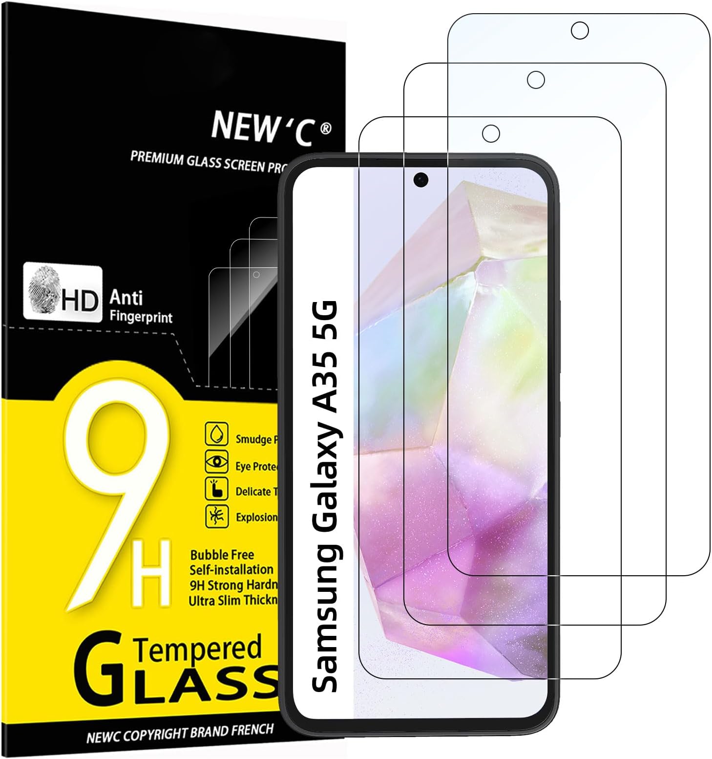 Samsung Galaxy A35 Tempered Glass Screen Protector