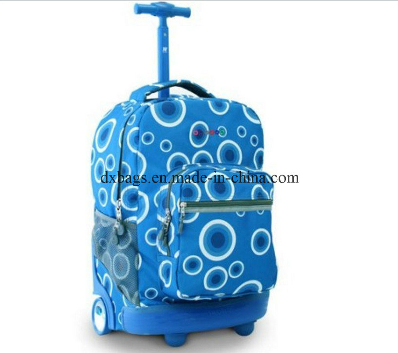 School Bag - Rolling - Blue