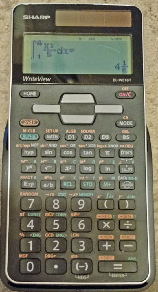 Scientific Calculator - Sharp EL-W516T