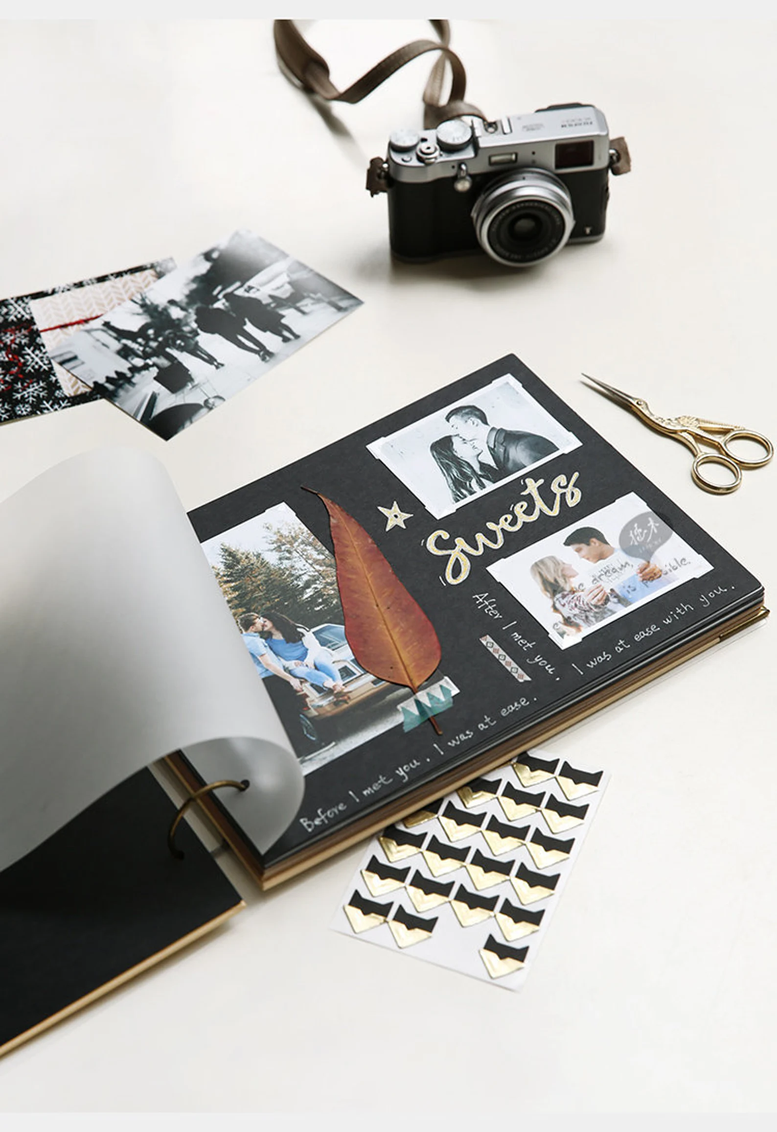 Scrapbook - A4 - 40 Pages - Black