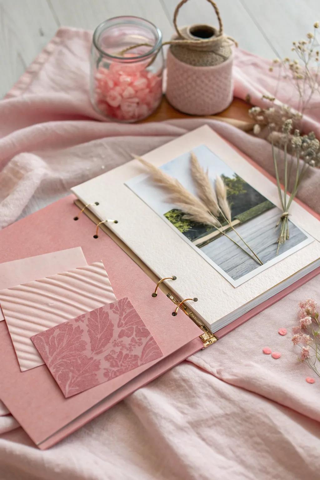 Scrapbook - A4 - 40 Pages - Pink