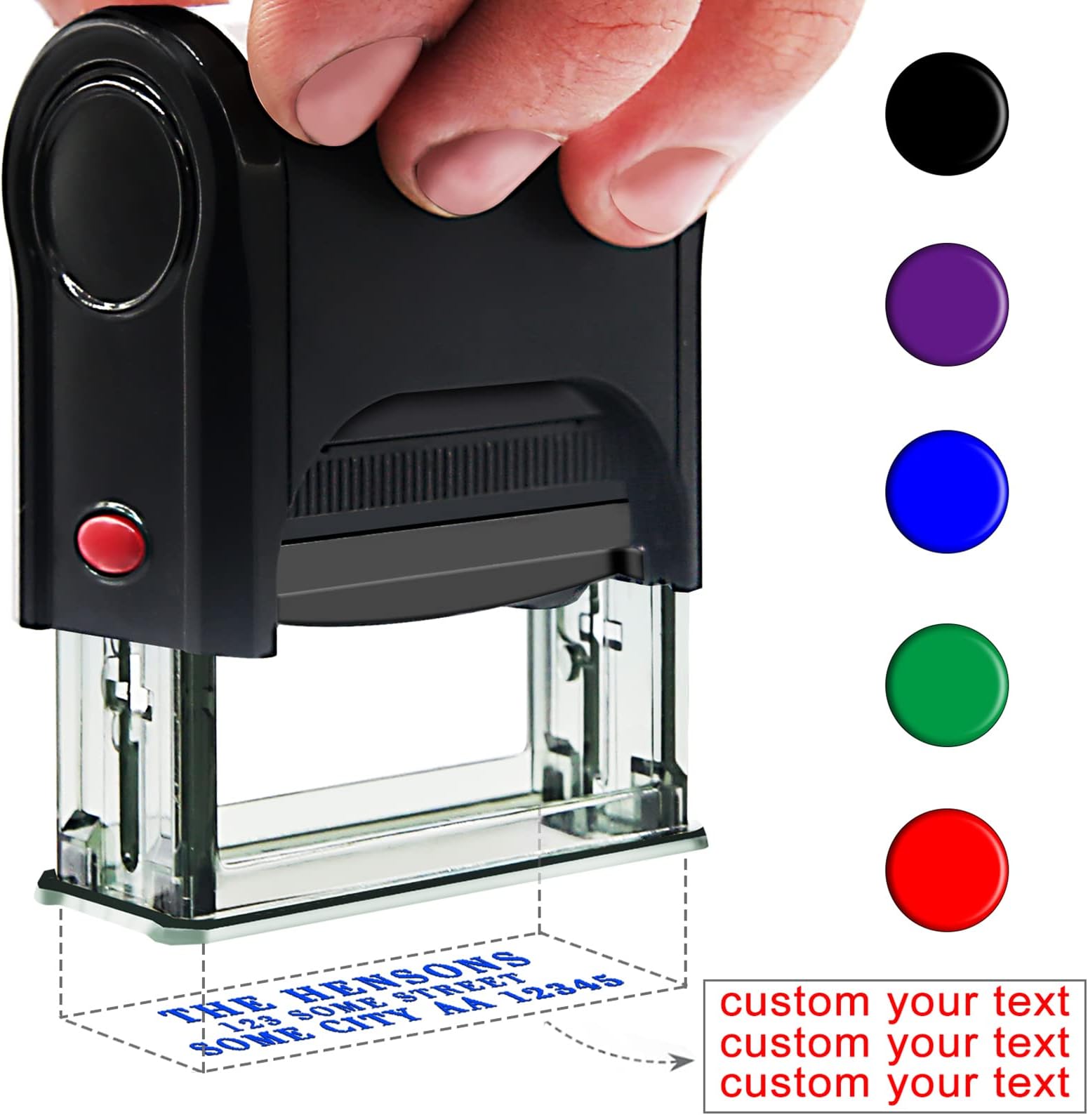 Self Inking Stamp - Custom Text