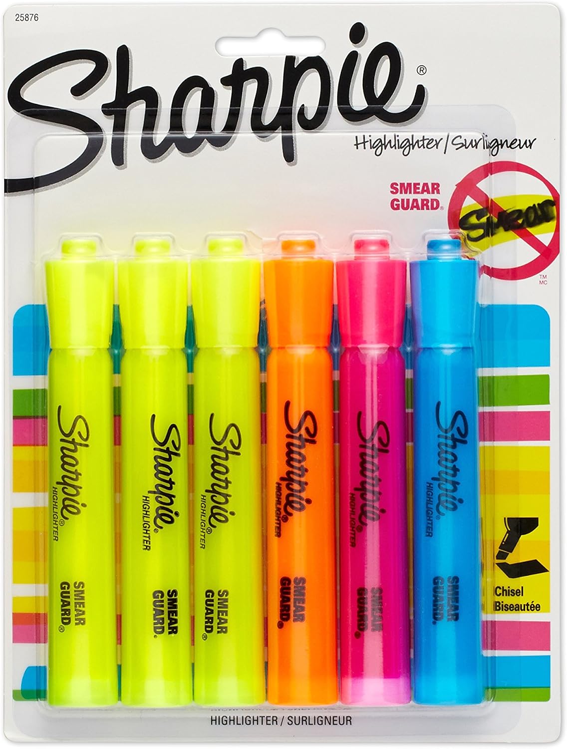Sharpie Highlighter Set - 6 Colors