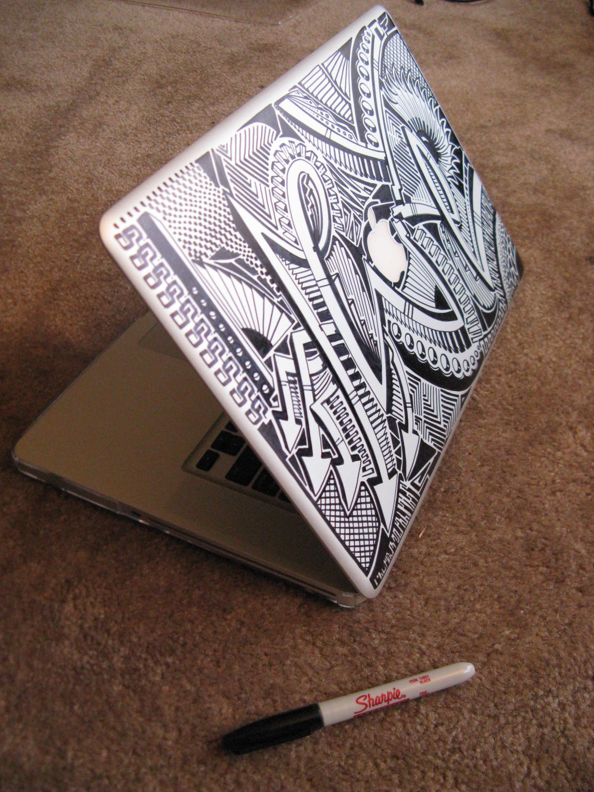 Sharpie Laptop Sticker