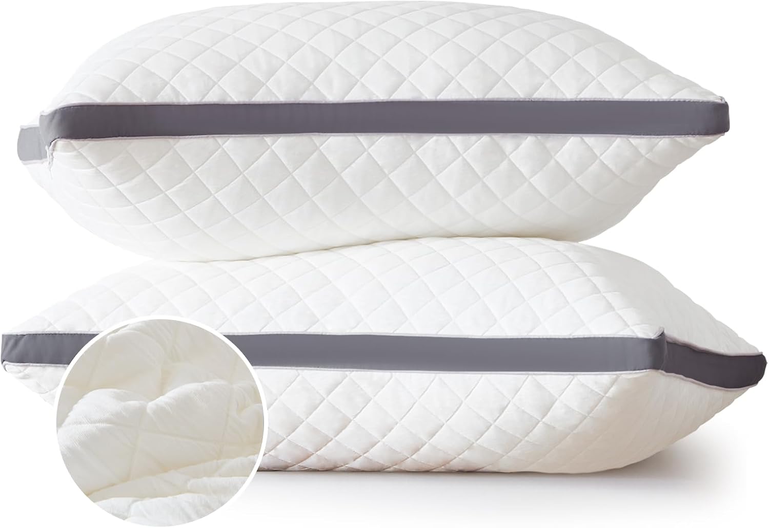 Soft Fiber Pillow - Standard - 2 Pack