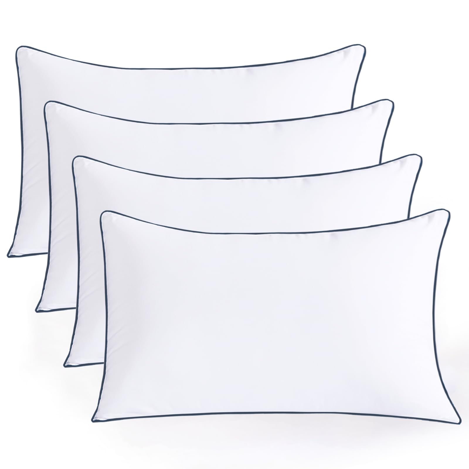 Soft Fiber Pillow - Standard - 4 Pack