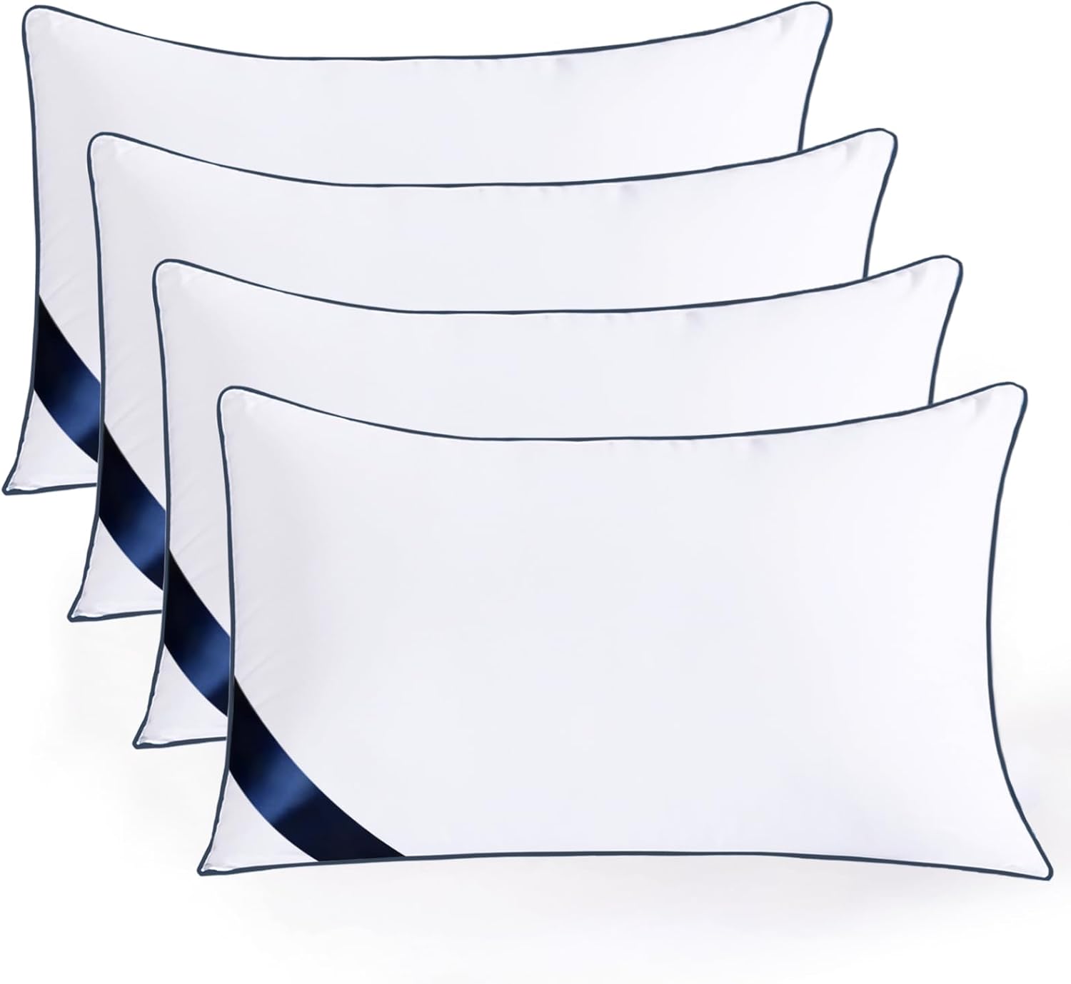 Soft Fiber Pillow - Standard - 4 Pack