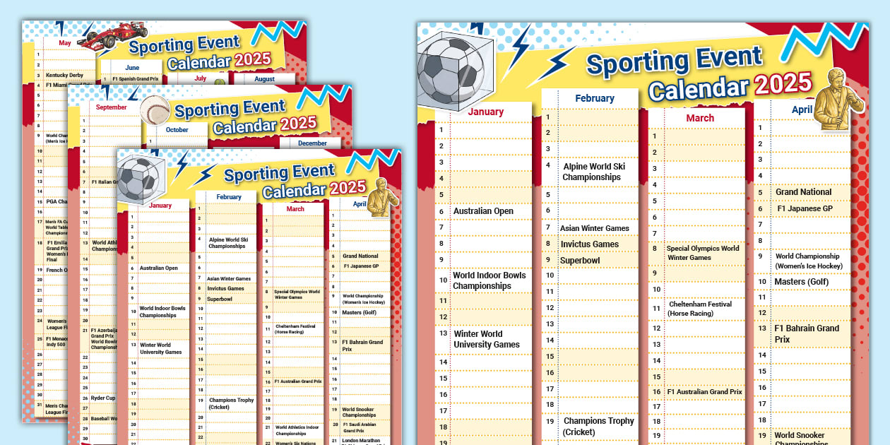 Sports Calendar