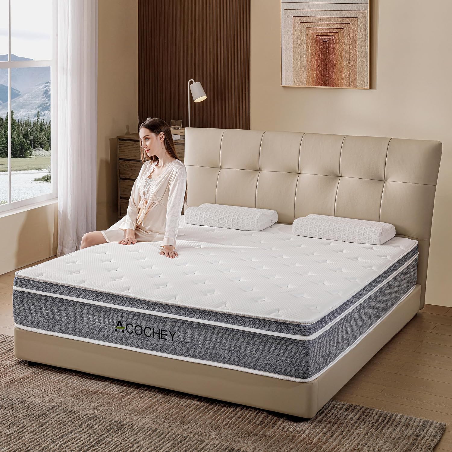 Spring Mattress - Double 12 inch Firm Support