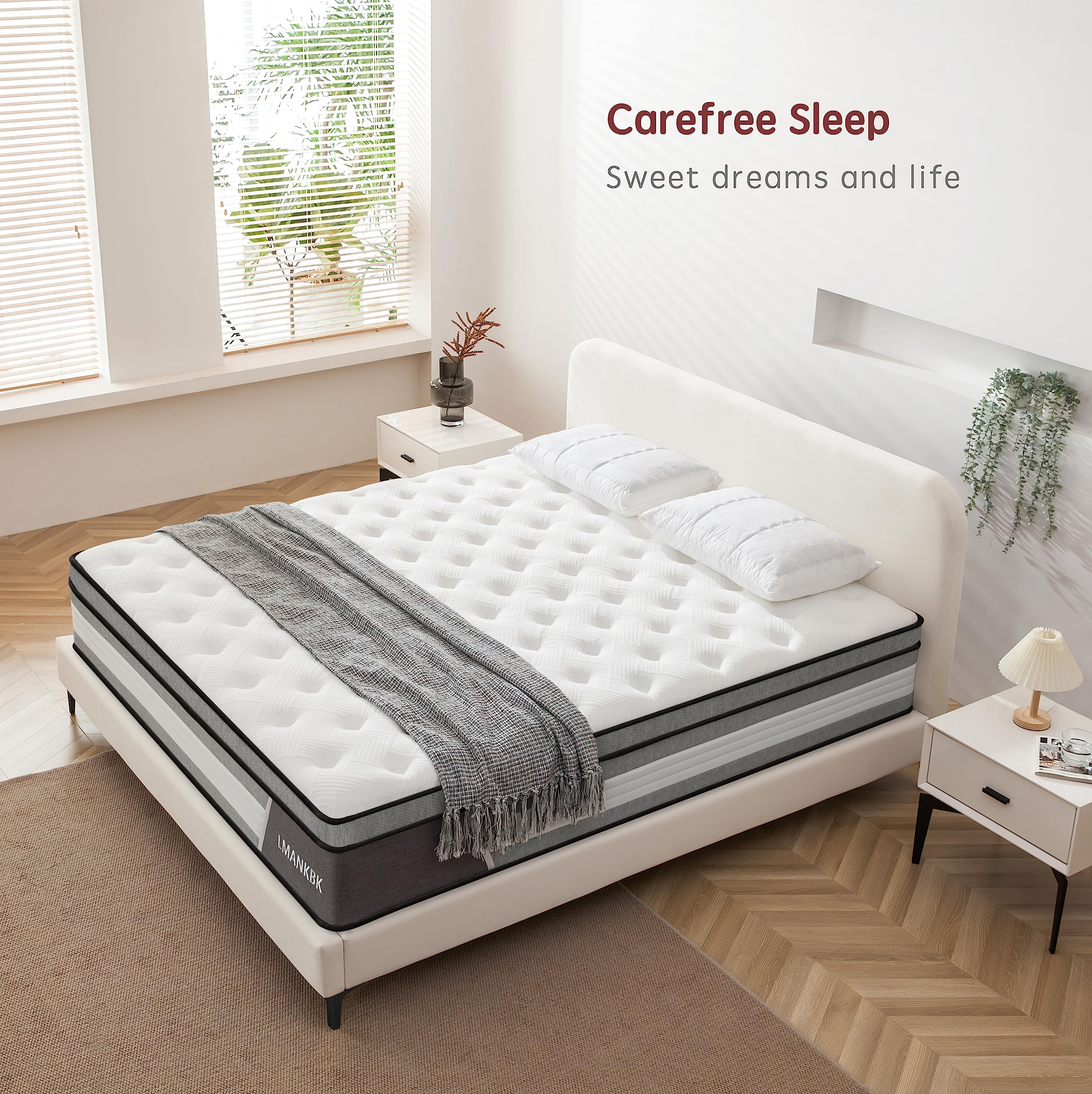 Spring Mattress - Double 12 inch Hypoallergenic