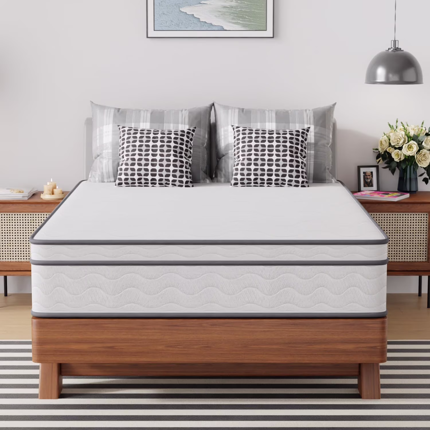 Spring Mattress - Double 12 inch Hypoallergenic