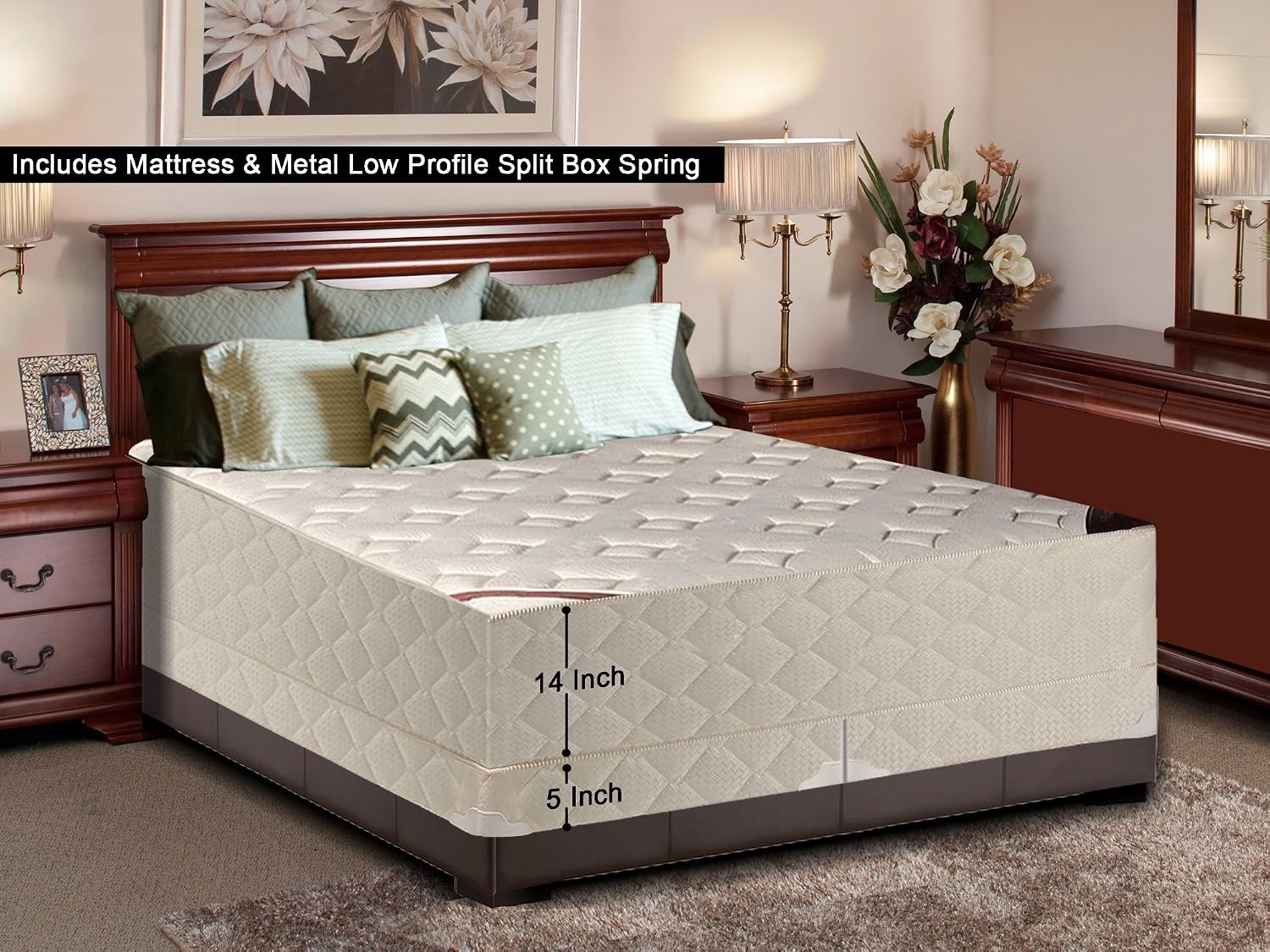 Spring Mattress - Double 14 inch Medium Firm