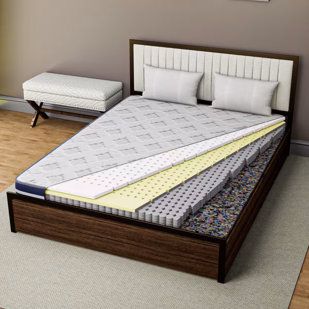 Spring Mattress - Double 6 inch Cooling
