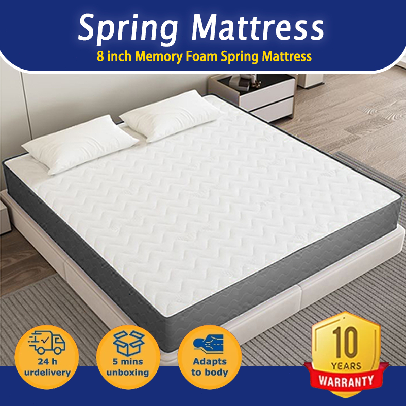 Spring Mattress - Double 8 inch Eco-friendly