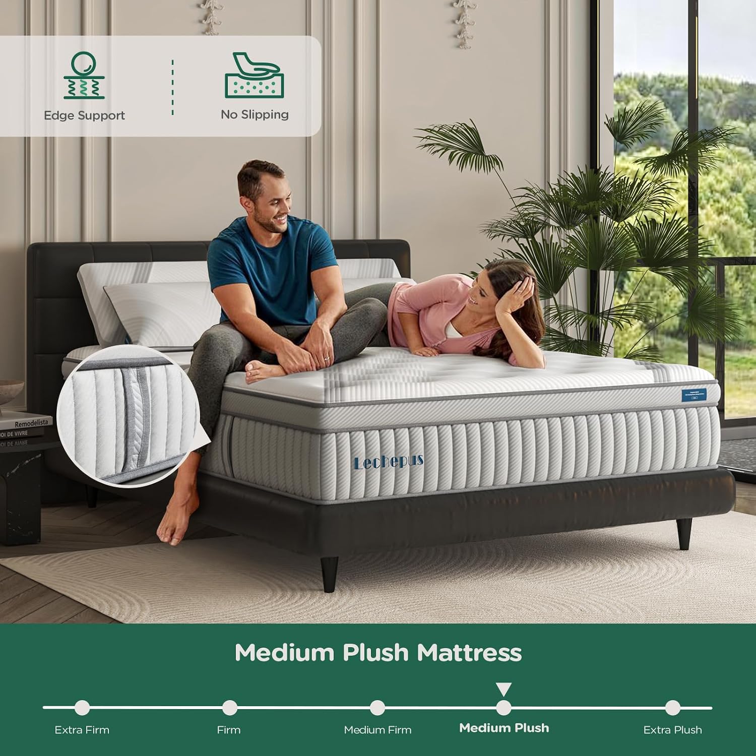 Spring Mattress - Full 14 inch Plush