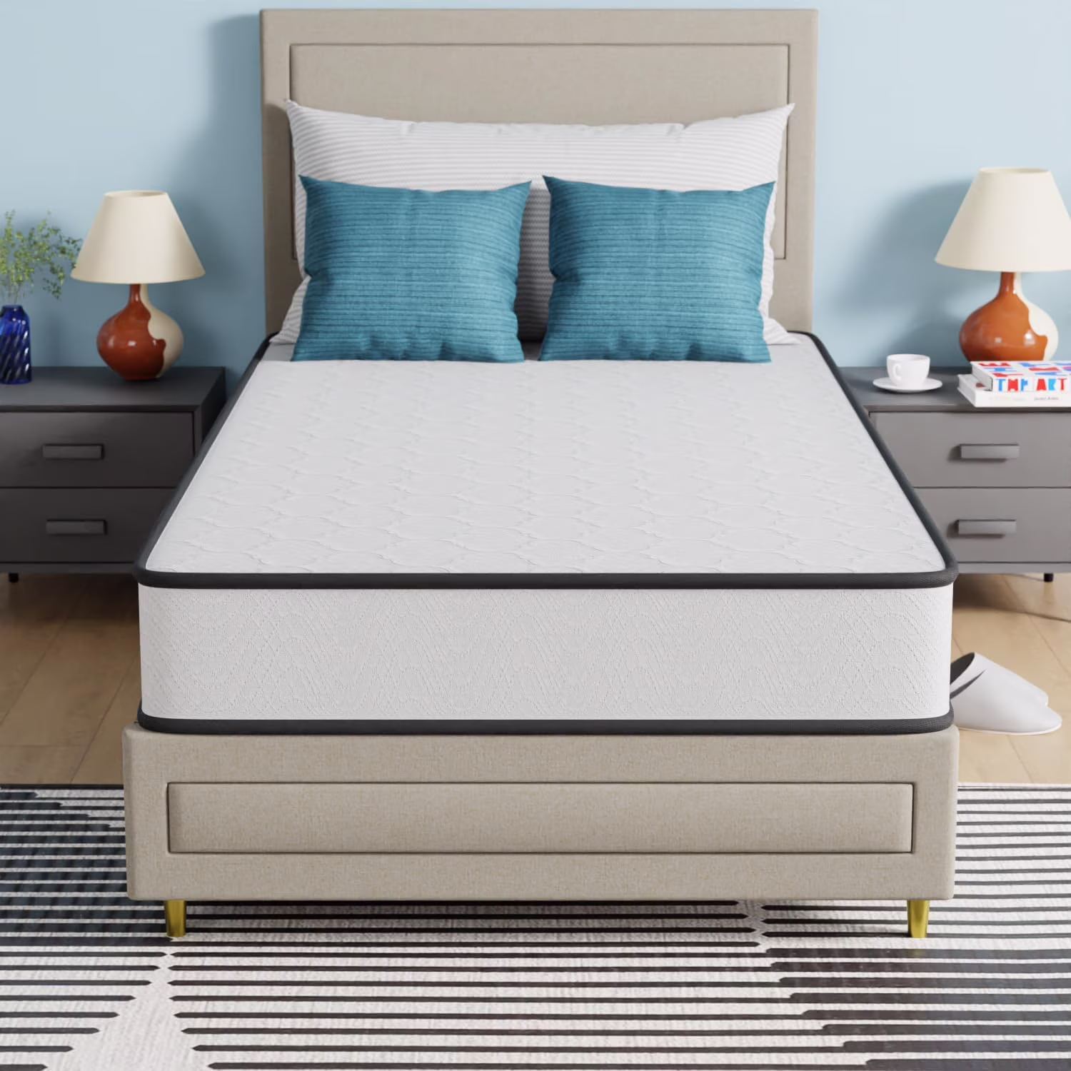 Spring Mattress - Full 8 inch Medium Firm