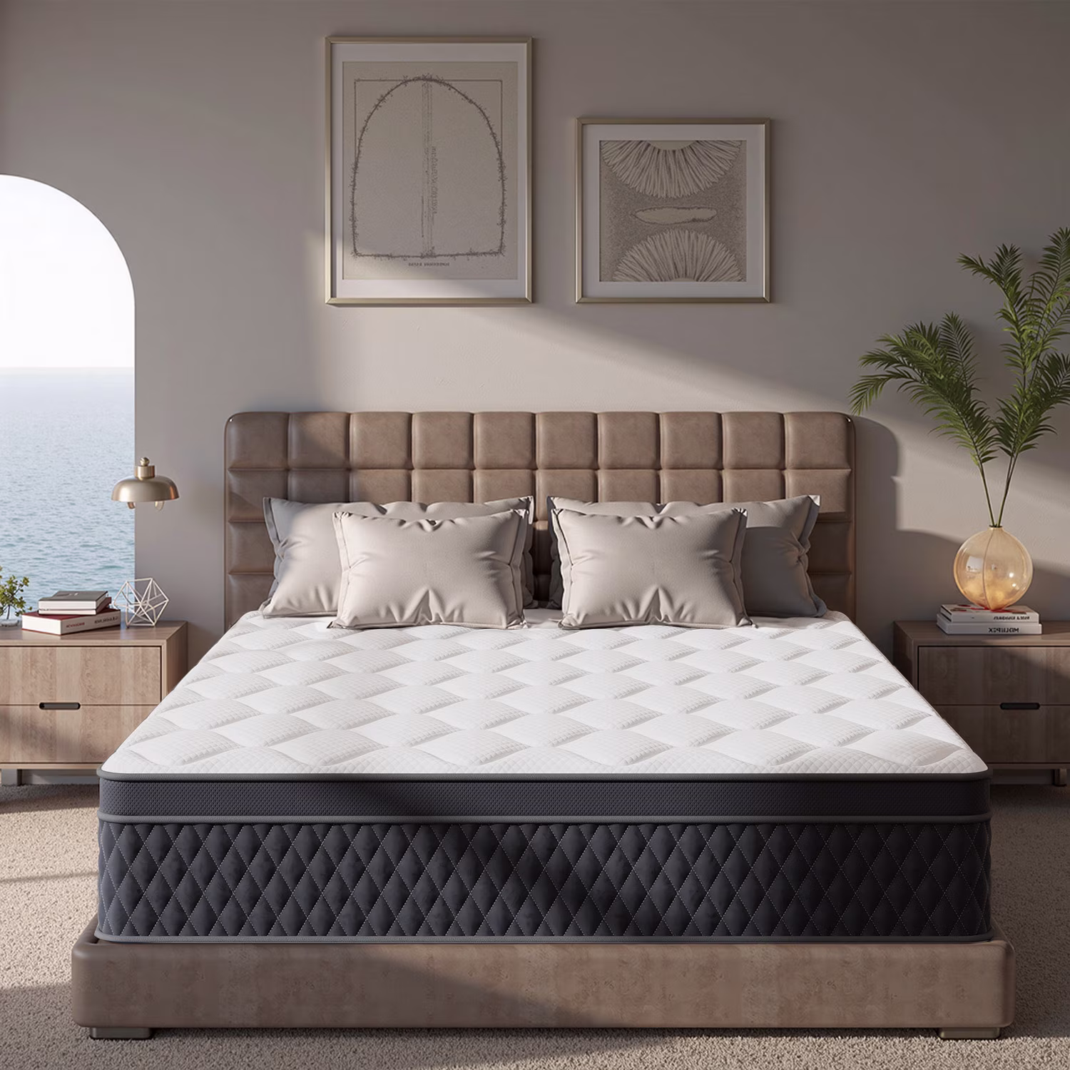 Spring Mattress - King 10 inch Medium Firm
