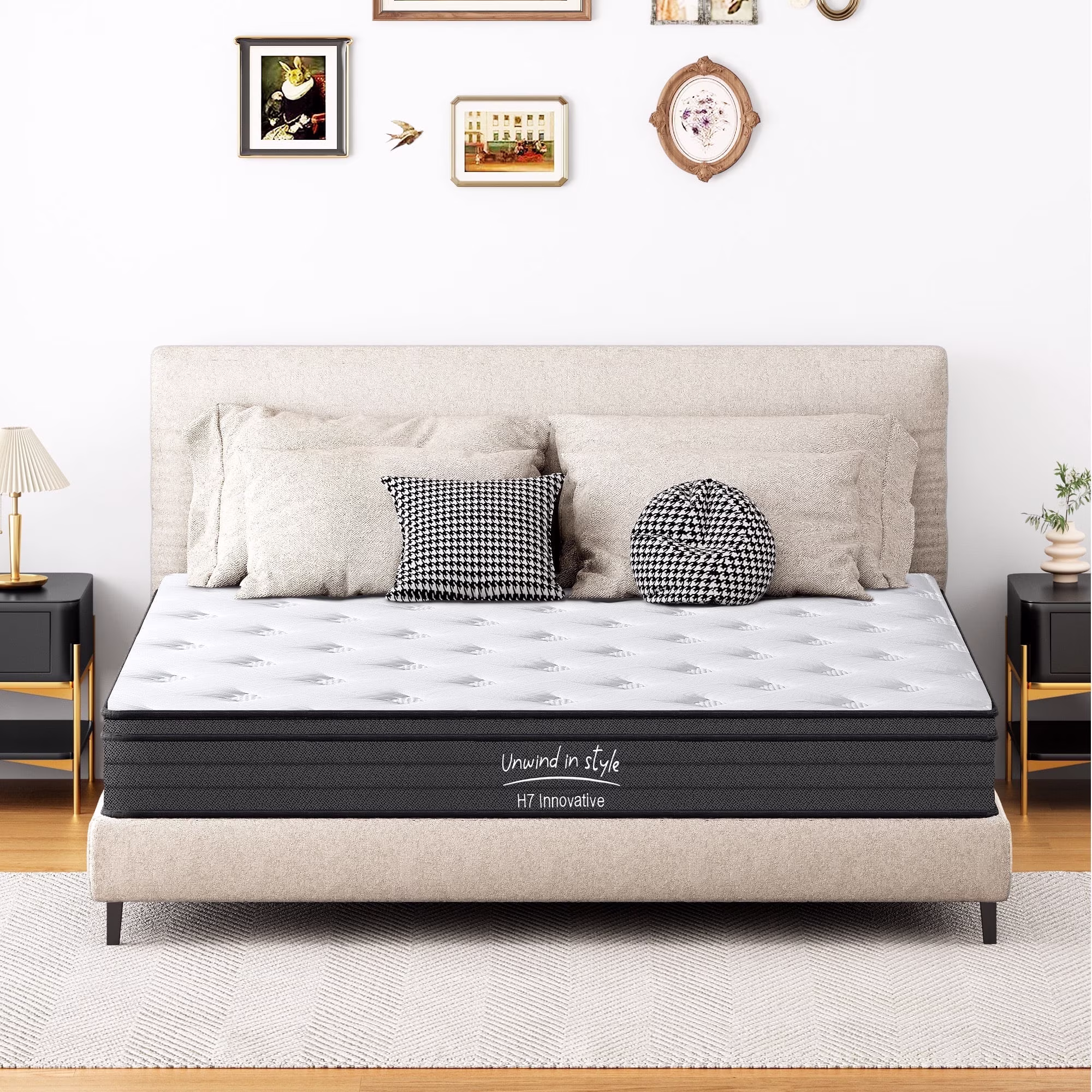 Spring Mattress - King 10 inch Medium Firm