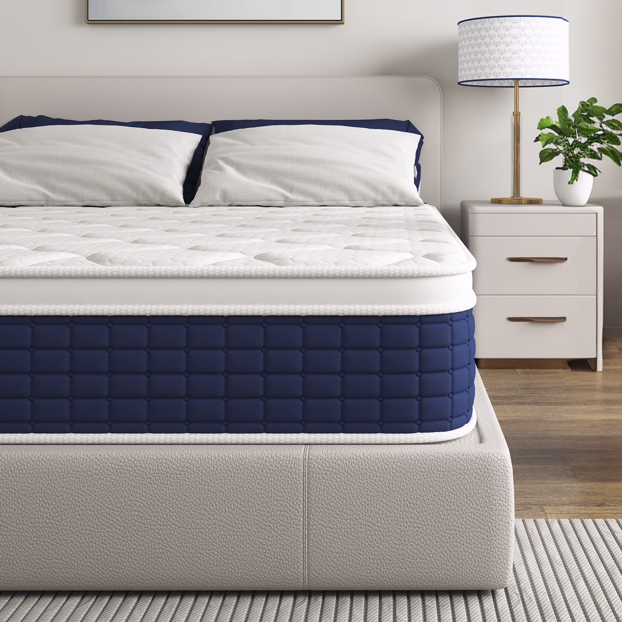 Spring Mattress - King 12 inch Firm Support