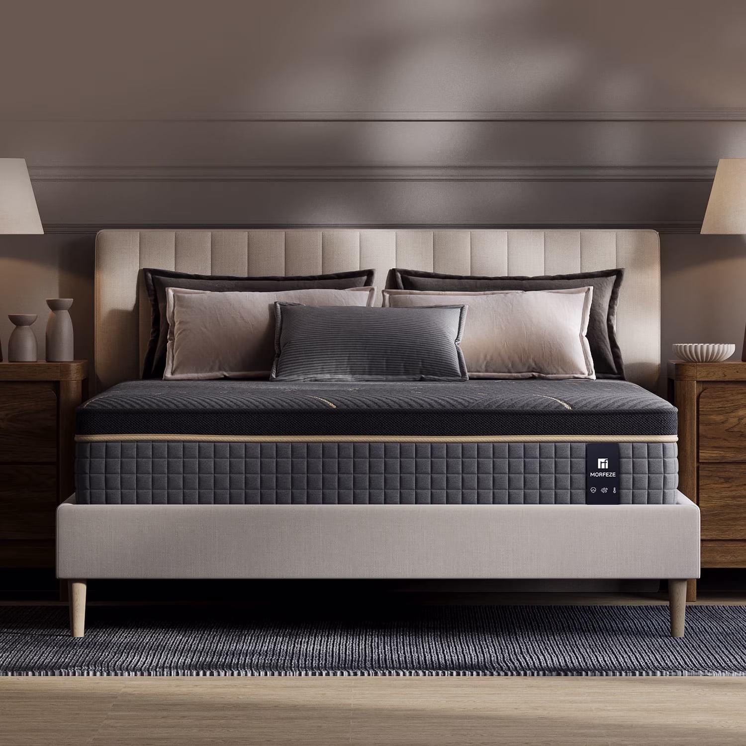 Spring Mattress - King 12 inch Hypoallergenic