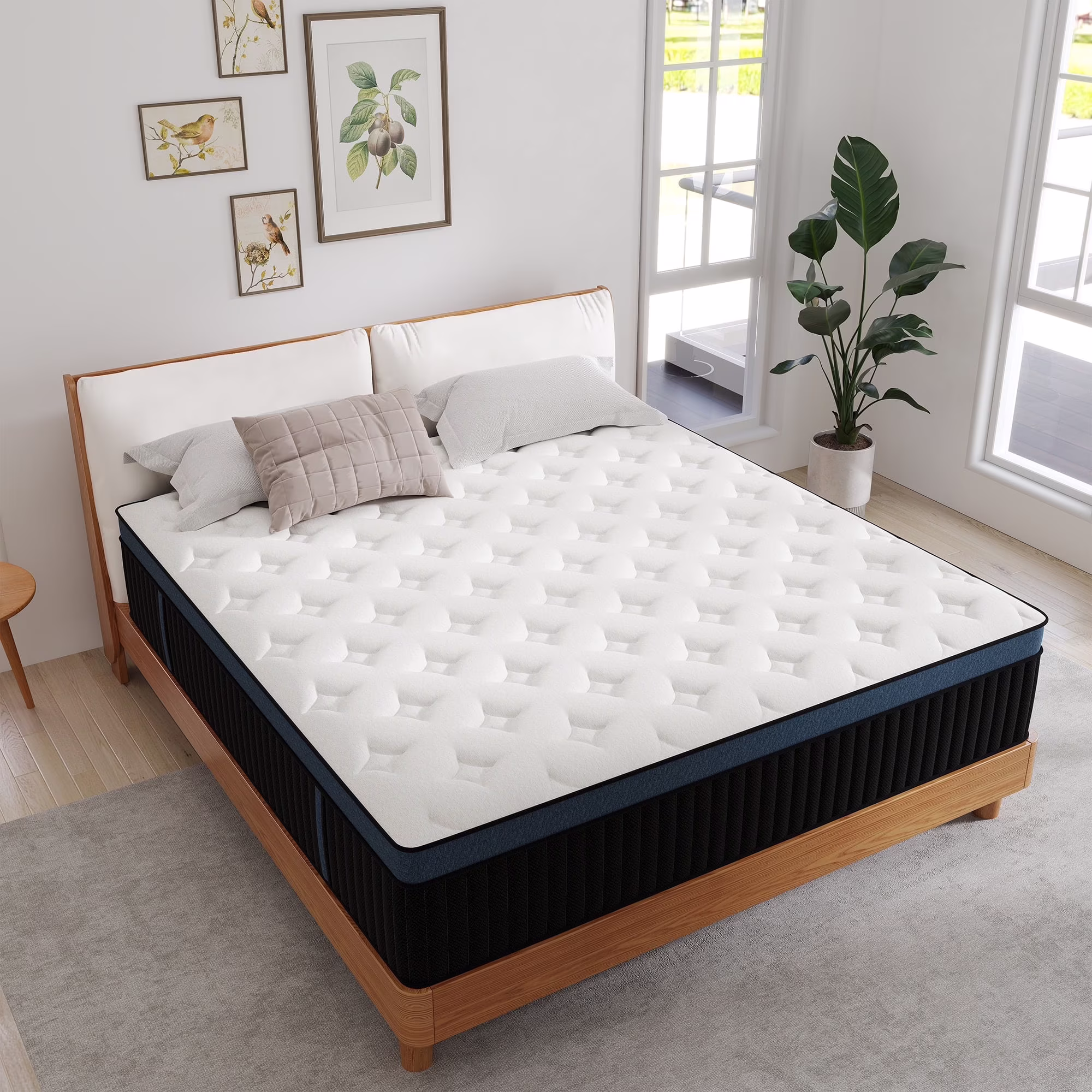 Spring Mattress - King 12 inch Hypoallergenic