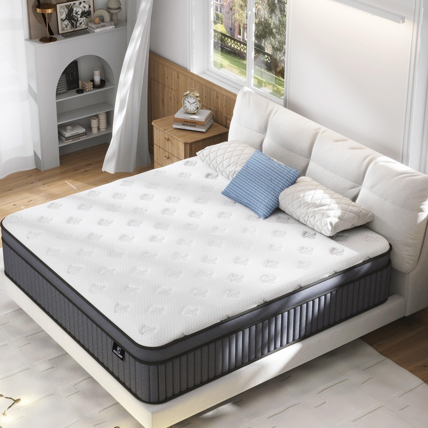 Spring Mattress - King 12 inch Medium Firm