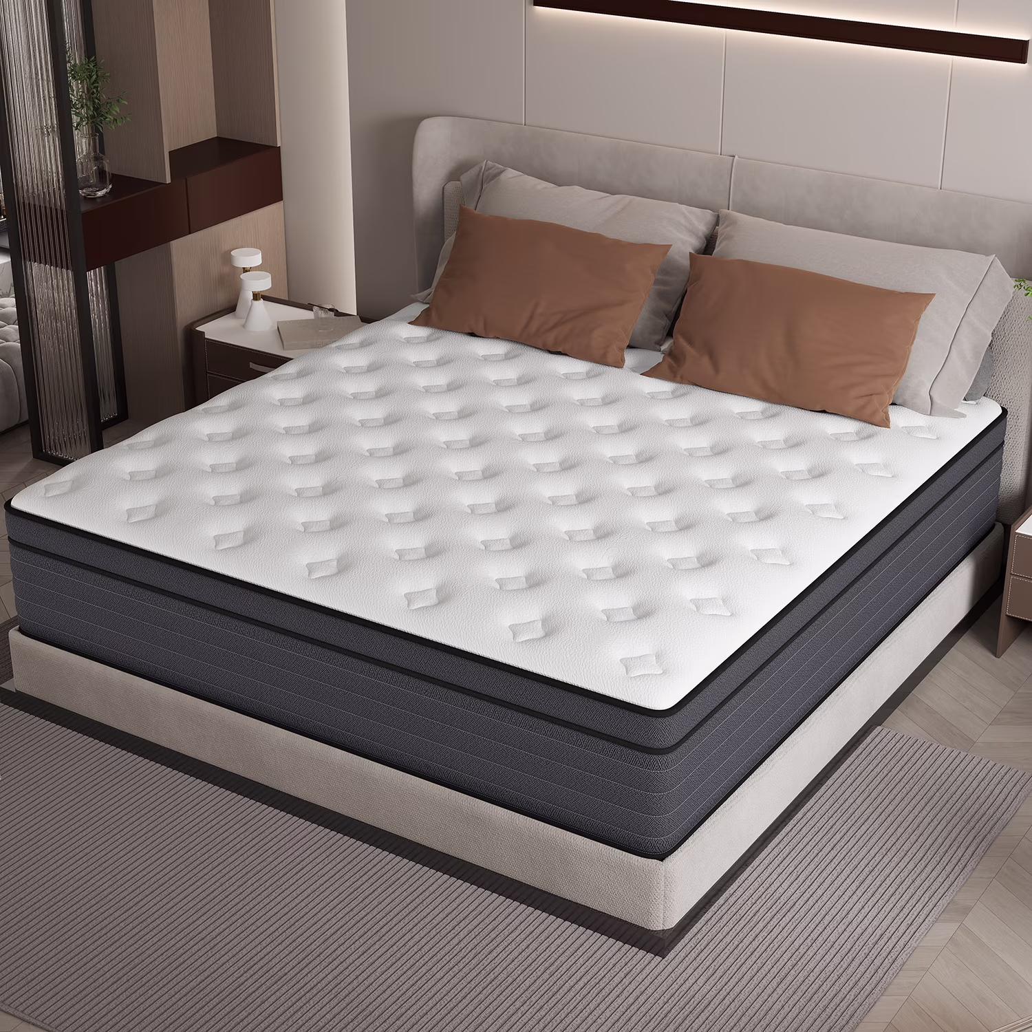 Spring Mattress - King 8 inch Hypoallergenic