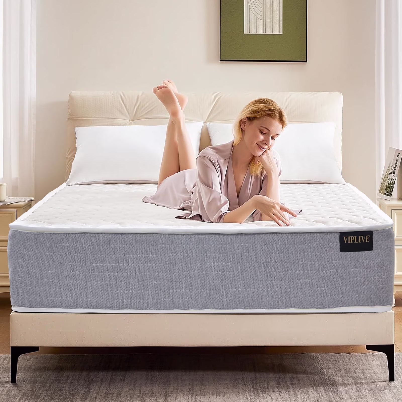Spring Mattress - Queen 10 inch Plush