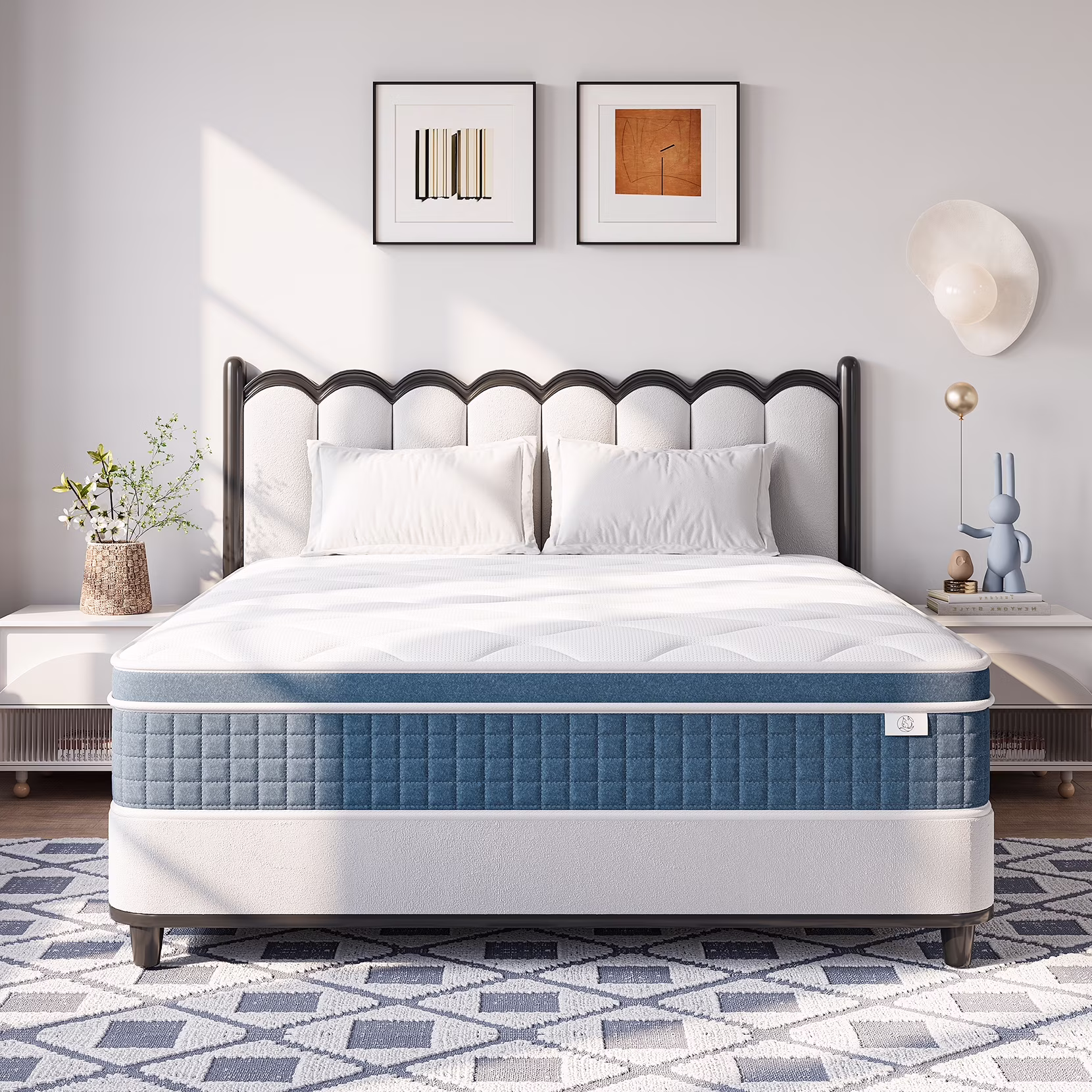 Spring Mattress - Queen 12 inch Hypoallergenic