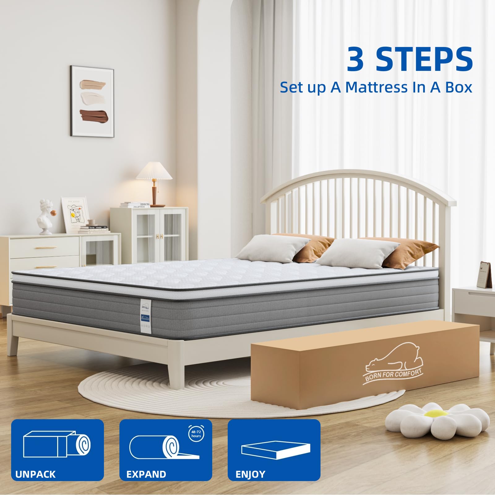 Spring Mattress - Single 10 inch Firm Support