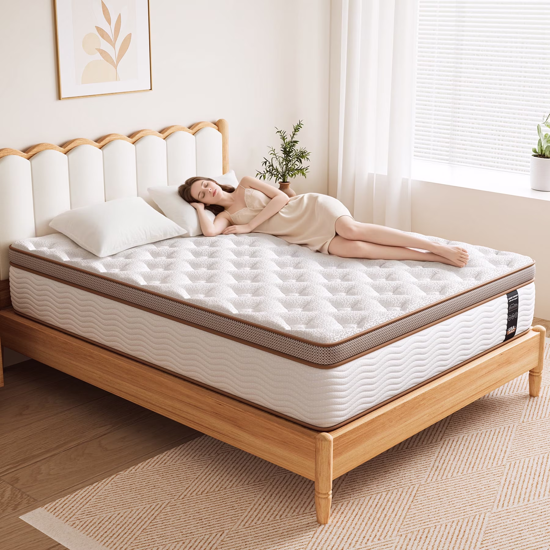 Spring Mattress - Single 14 inch Medium Firm