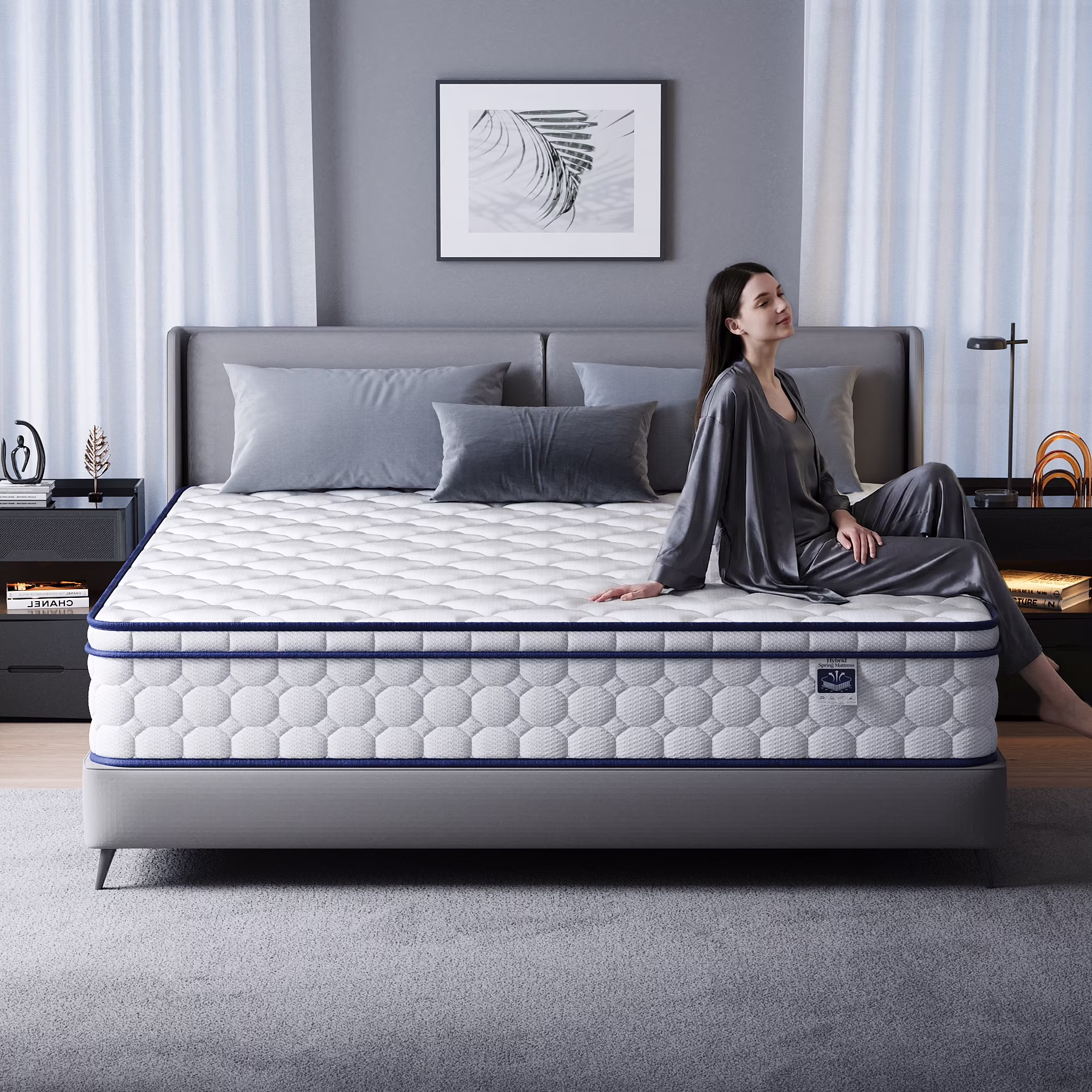 Spring Mattress - Super King 12 inch Firm Support