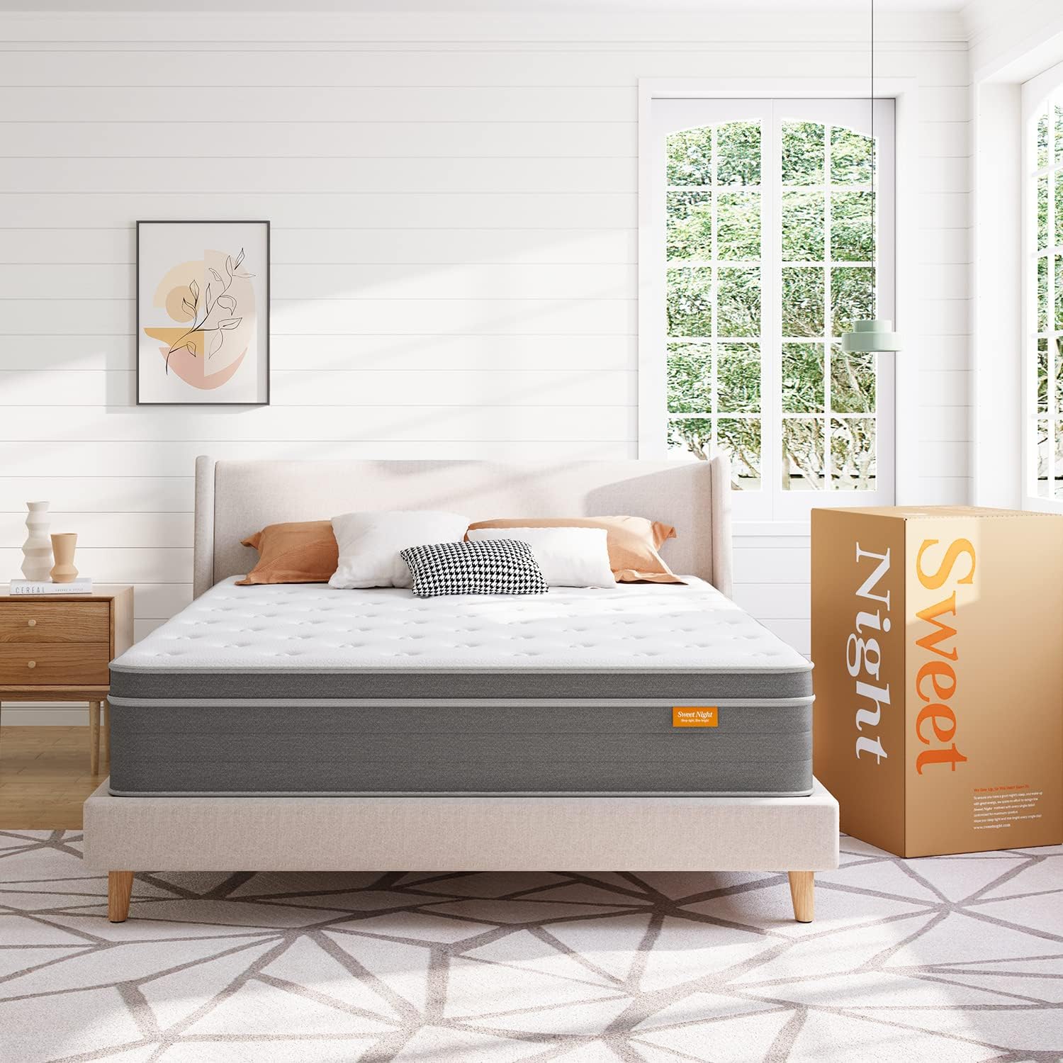 Spring Mattress - Super King 12 inch Plush