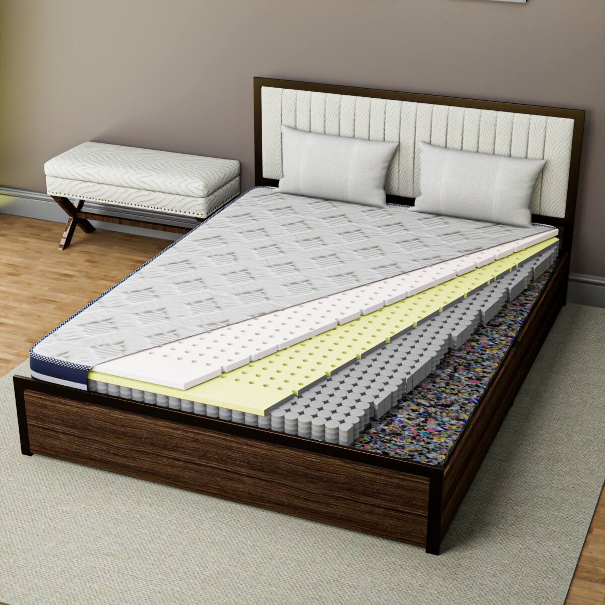 Spring Mattress - Super King 8 inch Cooling