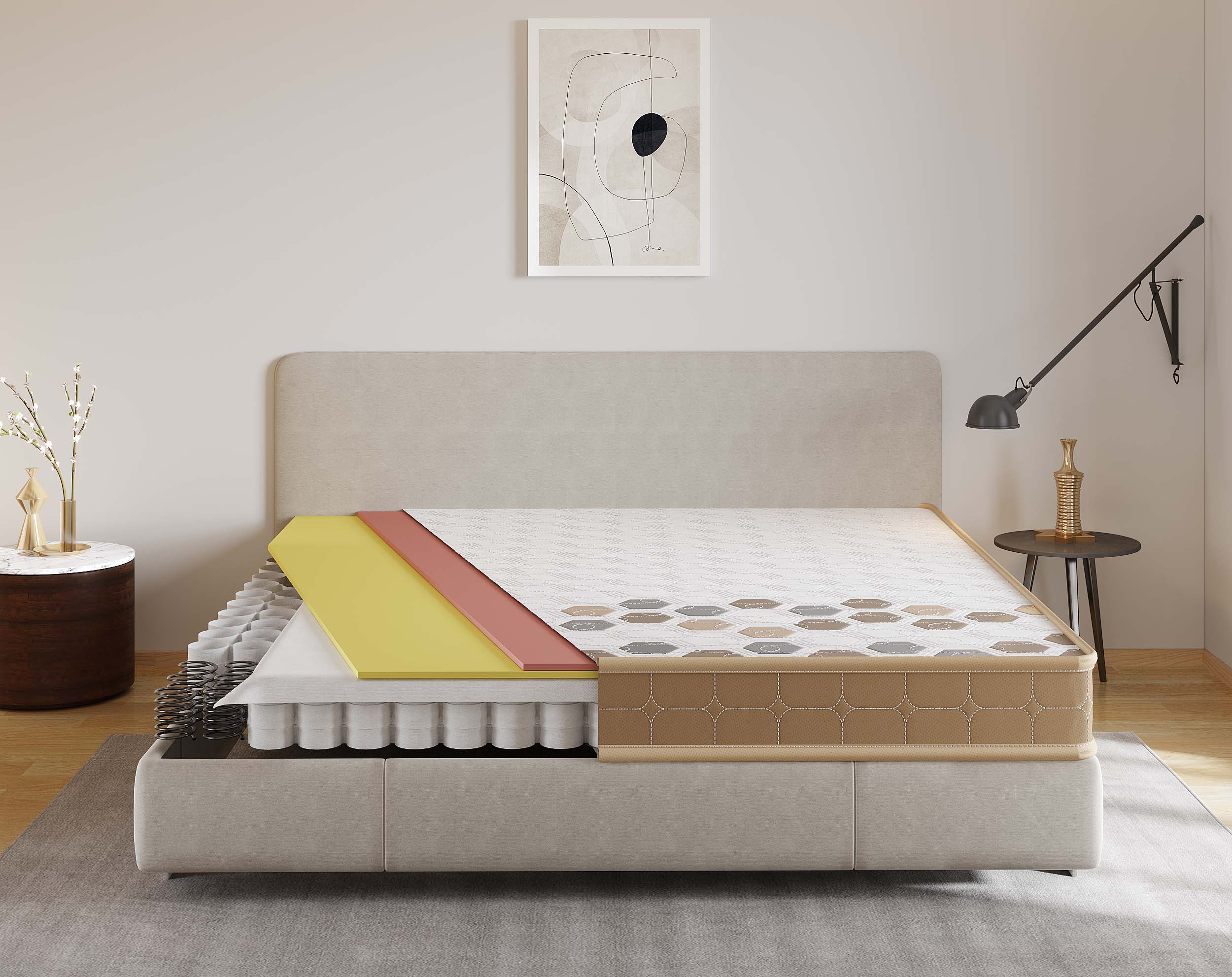 Spring Mattress - Super King 8 inch Plush