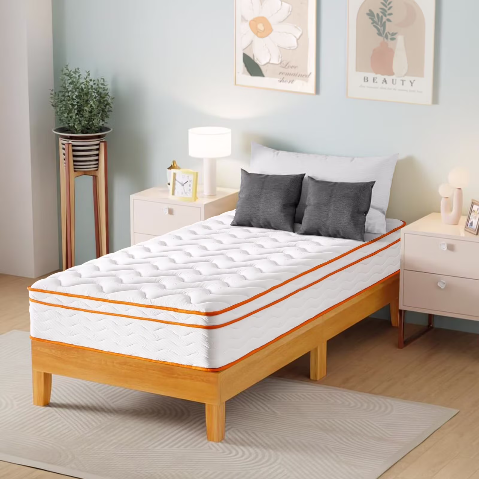 Spring Mattress - Twin XL 12 inch Medium Firm