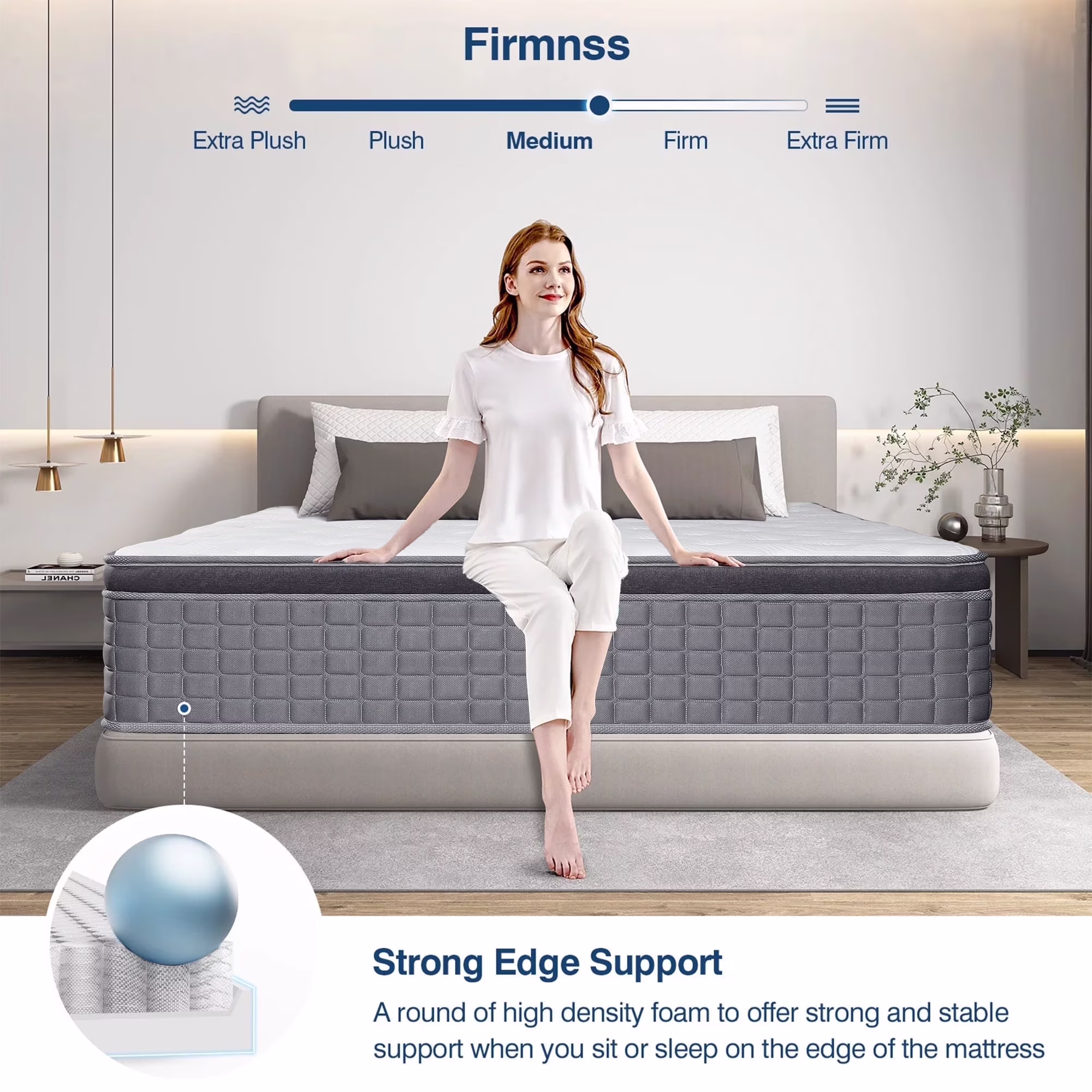 Spring Mattress - Twin XL 14 inch Cooling