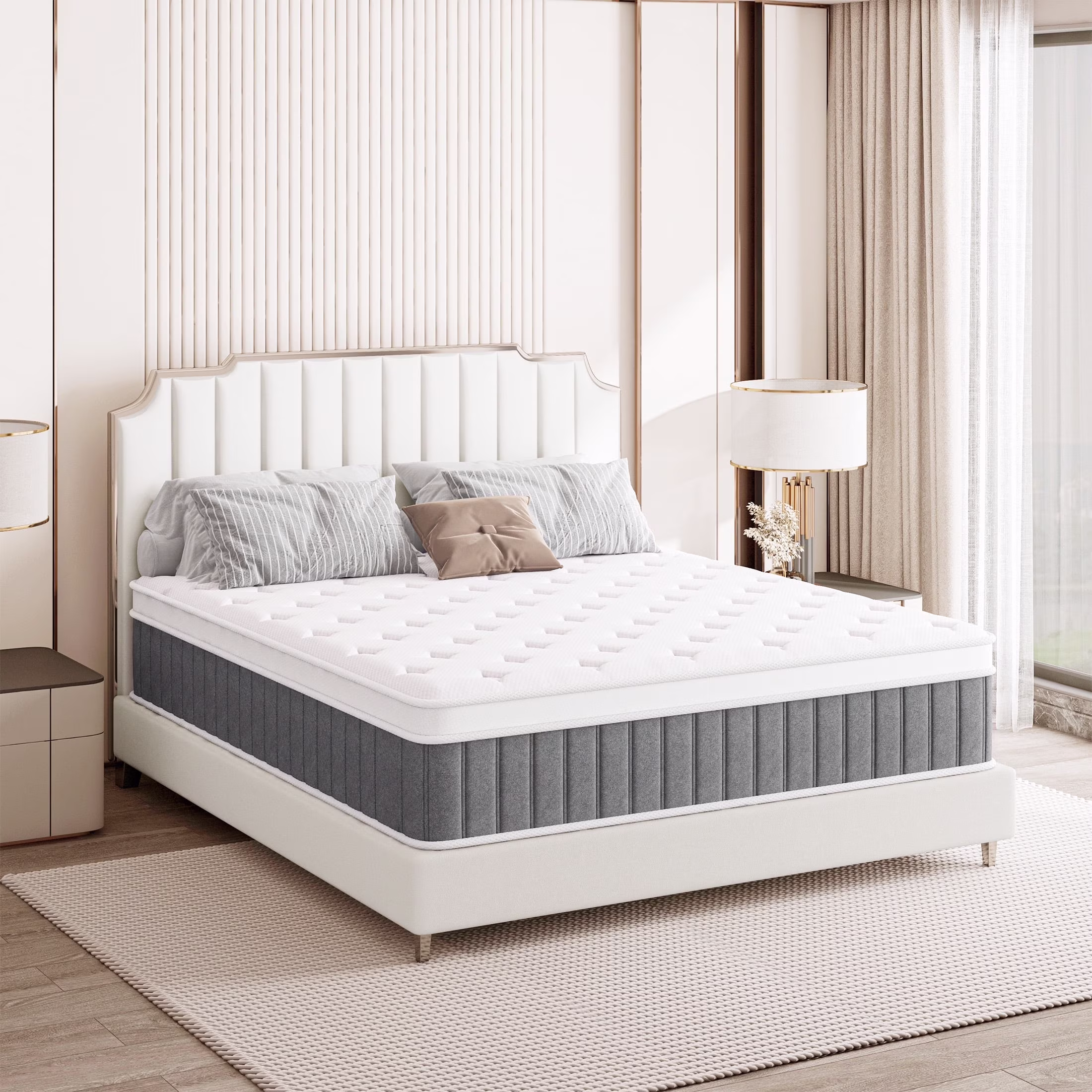 Spring Mattress - Twin XL 14 inch Medium Firm