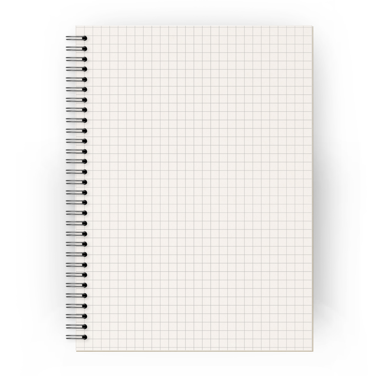 Square Grid Notebook - A5 - 200 Pages